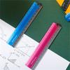Student 30CM Ruler Home Aluminum Zinc Zinc Alloy Foldable Ruler Metal Ruler Folding Ruler Measuirng Ruler