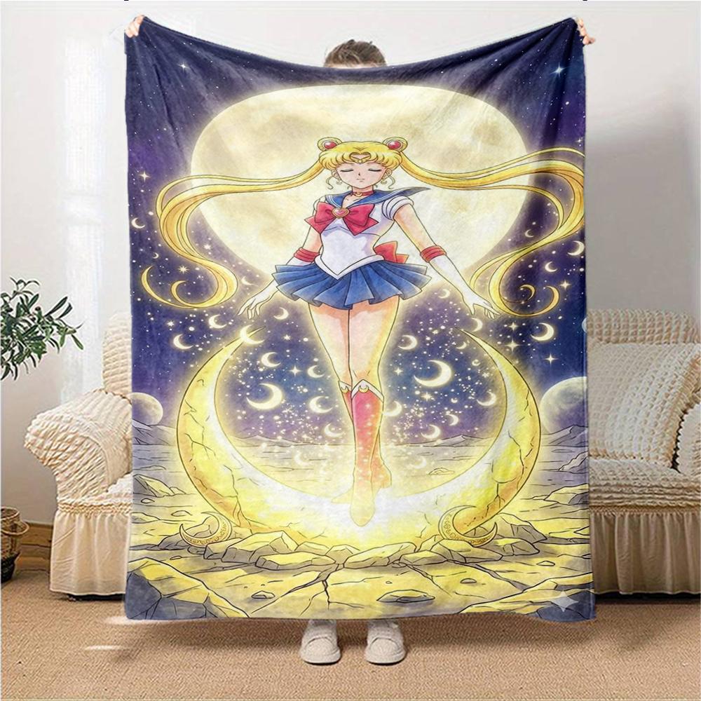 1Pc Superhero Girls' Adventure Blanket For Couch Bed Plush Cozy Fuzzy Blanket Super Soft Warm Blankets For Fall And Winter 0918243