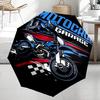 off road motorcycles Theme Automatic Umbrella, Lightweight & Portable, 8 Rib, Perfect for Outdoor Travel, Birthdays, Christmas, Gifts.