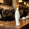 Virgin Mary Statue 3D Printed Catholic Religious Saint Mary Figurine Blessed Mother Sculpture for Home Decor