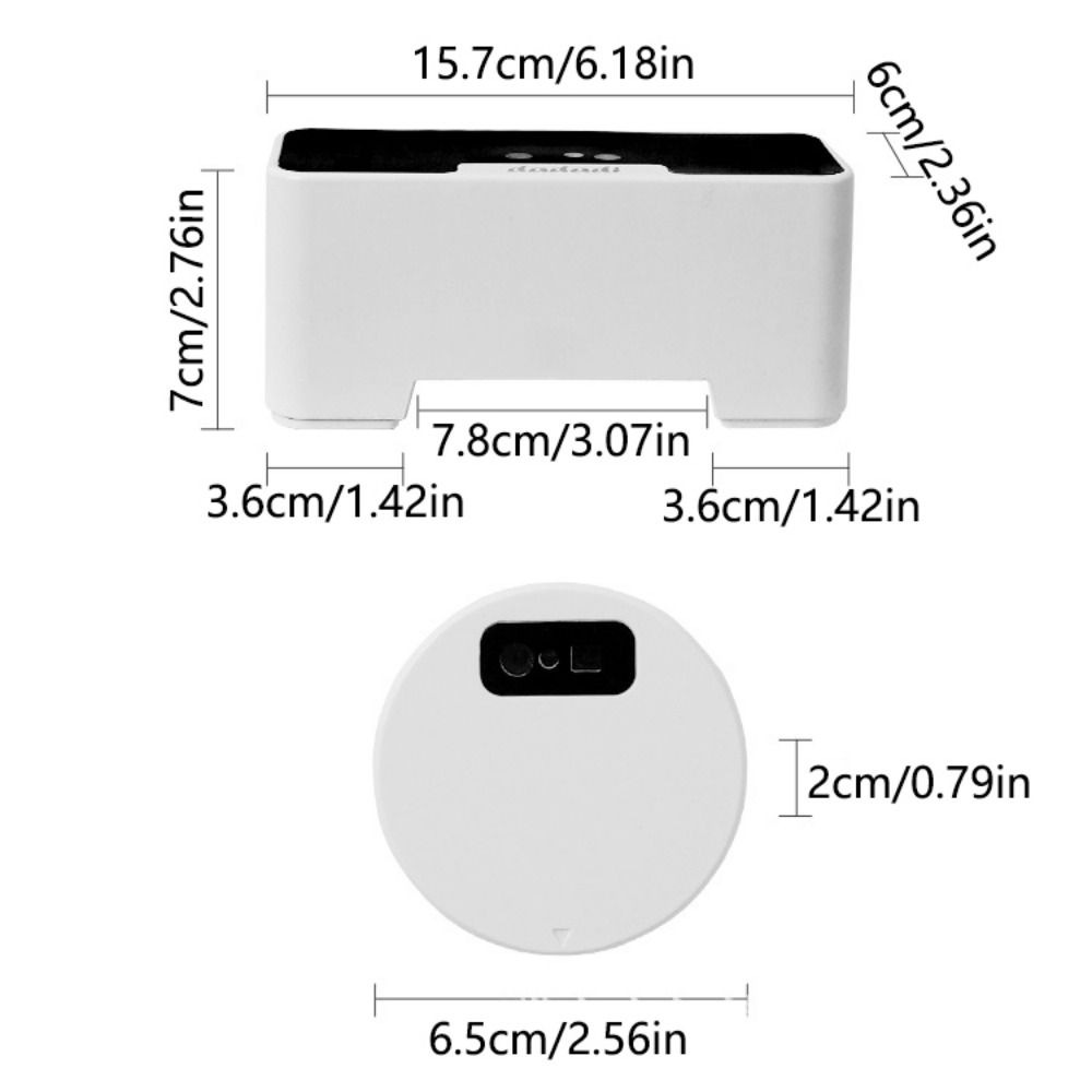 Low Noise Automatic Toilet Flush Sensor Type-C Rechargeable Automatic Flush Button  Bathroom