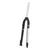 Bike Front Fork Aluminium Alloy Straight Tube Rigid Bicycle Fork for Mountain Bike Black White