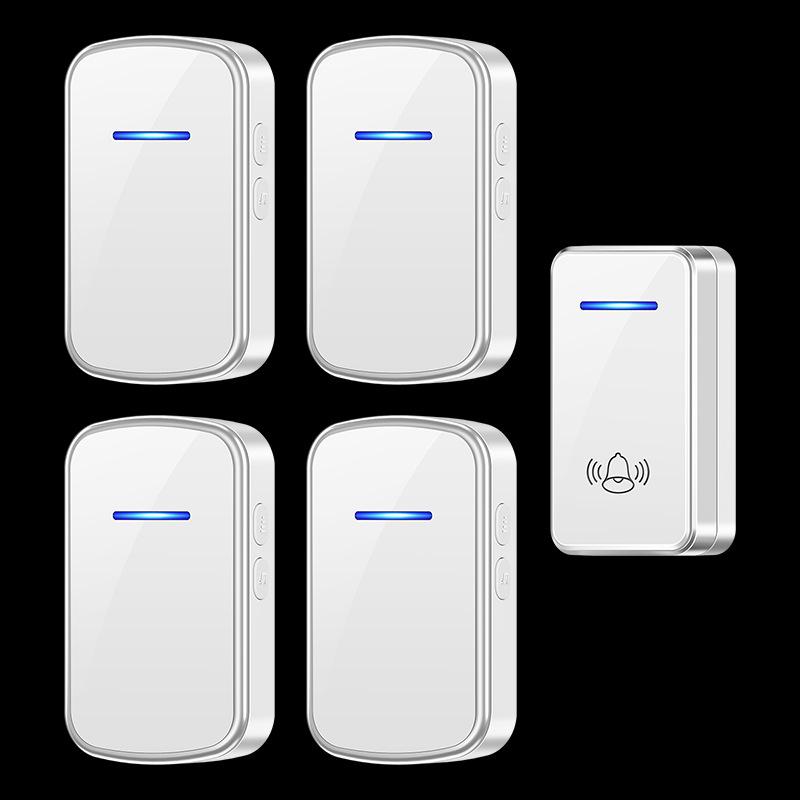 International Wireless Multi-Plug Doorbell: EU/US/UK/AU-Ready with 433 MHz Range