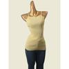 Fashion Style Stylish Mid-Length Camisole Sexy Narrow Shoulder Ice Silk Knitting Base Export Tops