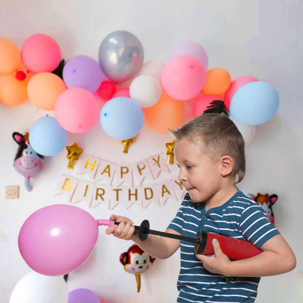 Двойной впускной насос для быстрого накачивания воздушных шаров из нового материала