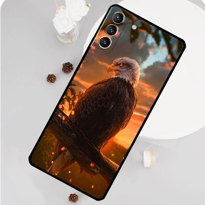 Чехол для телефона с изображением орла, ястреба, птицы, животного для Samsung Galaxy S25 S26 Ultra S20 S21 S22 S23 S24 S10 Plus S25 FE Funda Cover