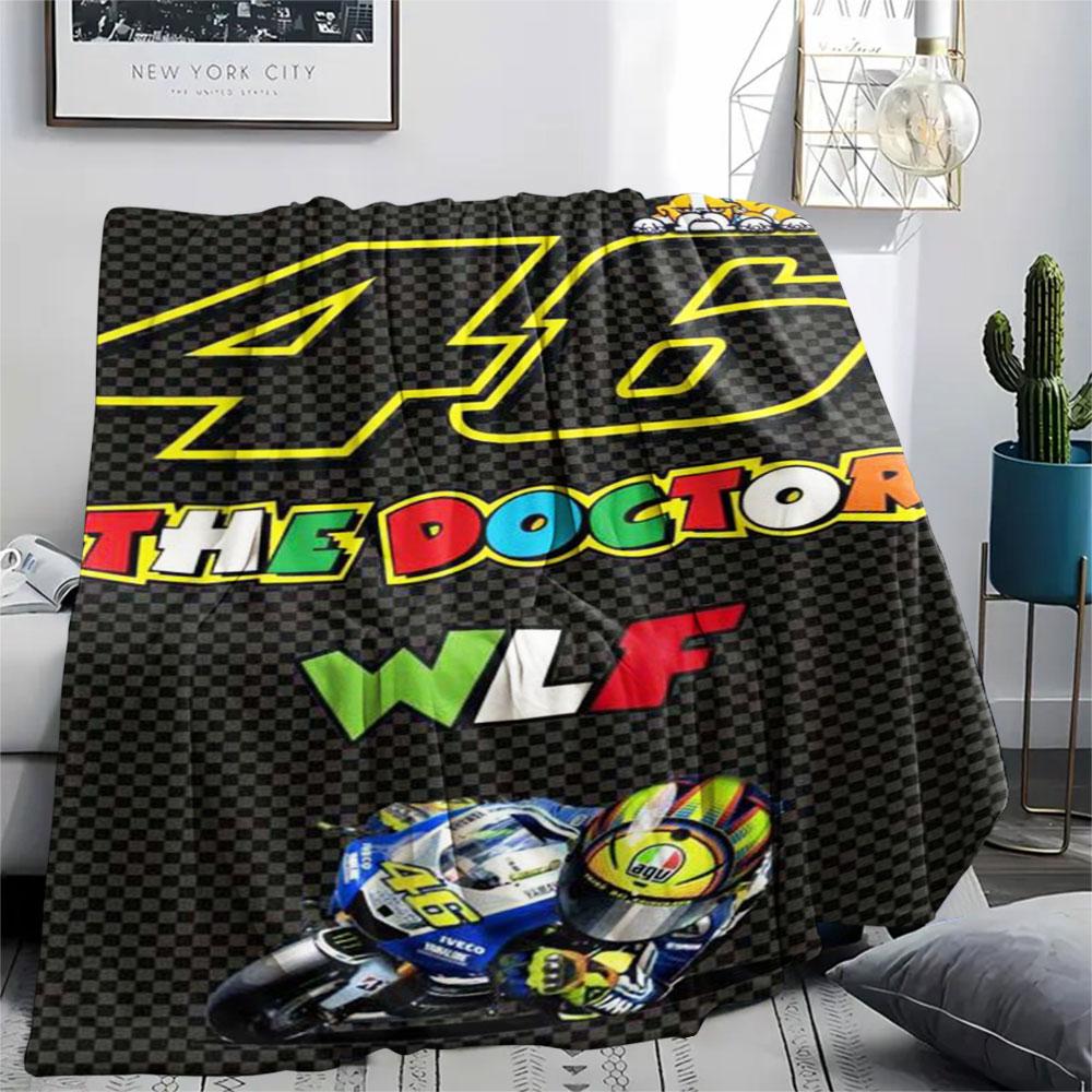 Anthony Vr46 Graffiti Helmet Blanket Sofa Blanket Camping Trip Sheet Christmas Gifts Bedroom