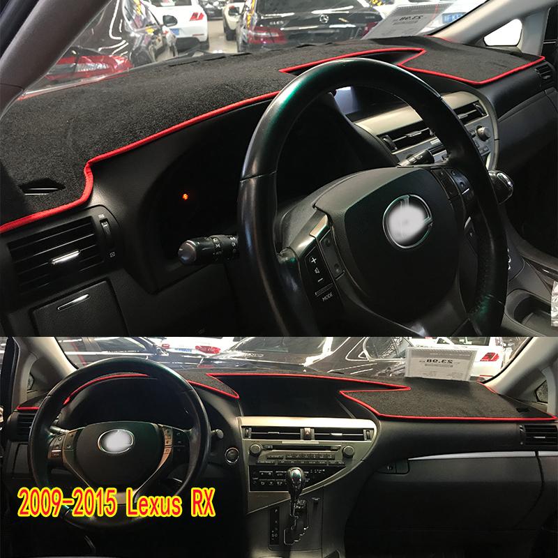 Для Lexus RX 450h 350 270 2009-2015 гг. Dashmat Dashboard Cover Instrument Panel Sunscreen Pad Decorations