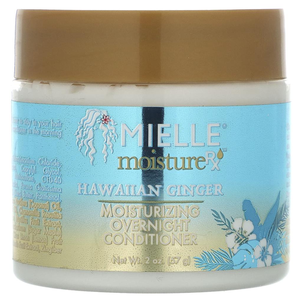 Mielle Moisture RX, увлажняющий ночной кондиционер, гавайский имбирь, 2 унции (57 г)