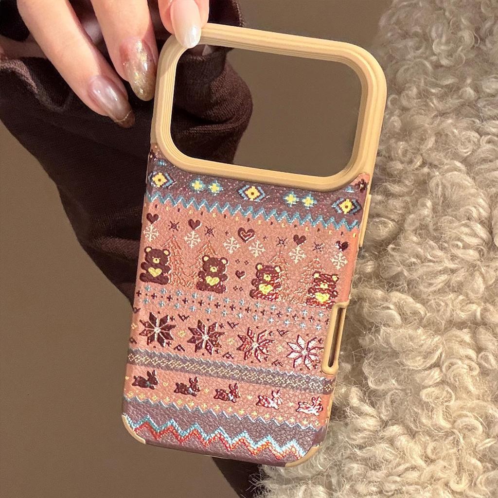Креативный чехол для телефона «Коричневый медведь» для iPhone 17 и iPhone 17 Pro Max