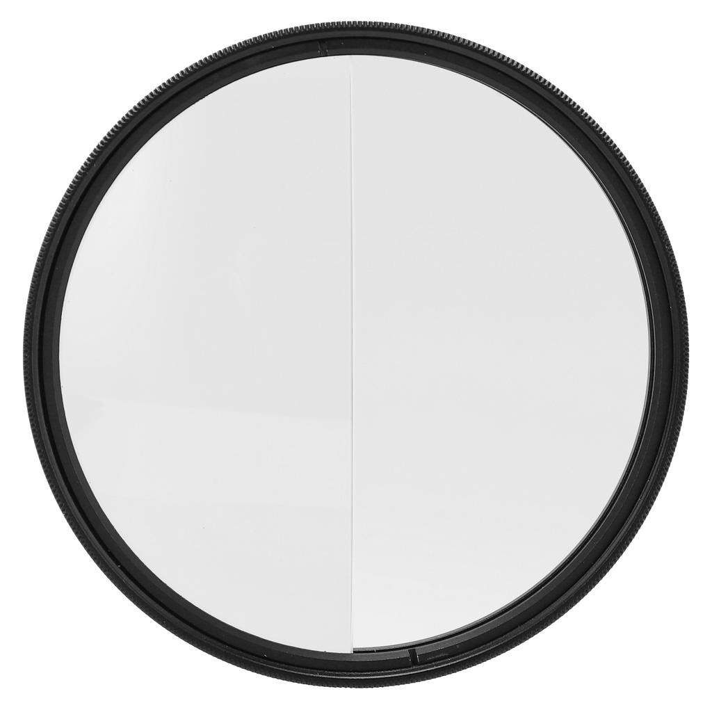 77mm Split Diopter Filter Optical Glass Prism Foreground Blur Filter for Camera Photography