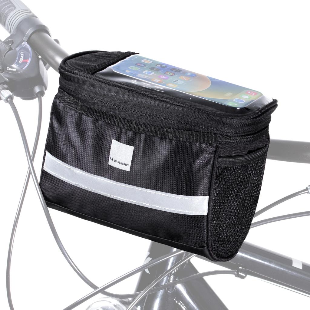 Wozinsky Handlebar Bike Bag With Phone Case 2 L Black (Wbb12Bk)