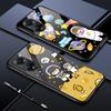 Для OPPO A16 A16s A18 A38 A58 A78 A96 A98 Reno8T 10 Pro 12F Realme C30 C33 C63 C65 C67 мультфильм Луна Солнце Космос Планета глянцевый стеклянный чехол для телефона