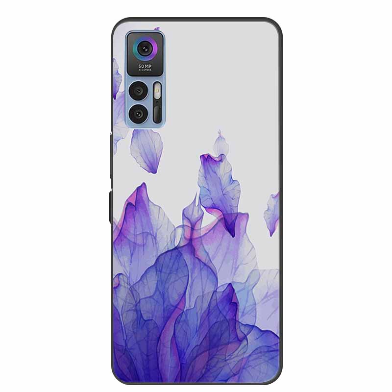 Для TCL 30 Plus Чехол Роскошный Мягкий Силиконовый Задний Чехол Чехол для Телефона для TCL 30 SE Чехол TCL 30 5G для TCL 30+ Защитный Чехол T676J Fundas