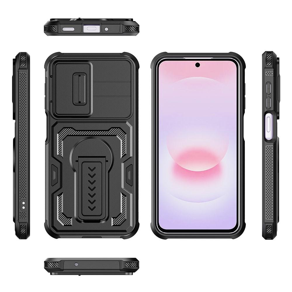 Armored case for Samsung Galaxy A27 5G, with camera shutter, black