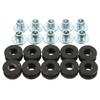 10× Motorcycle Rubber Grommets Bolt For Honda Yamaha Suzuki Kawasaki Fairing