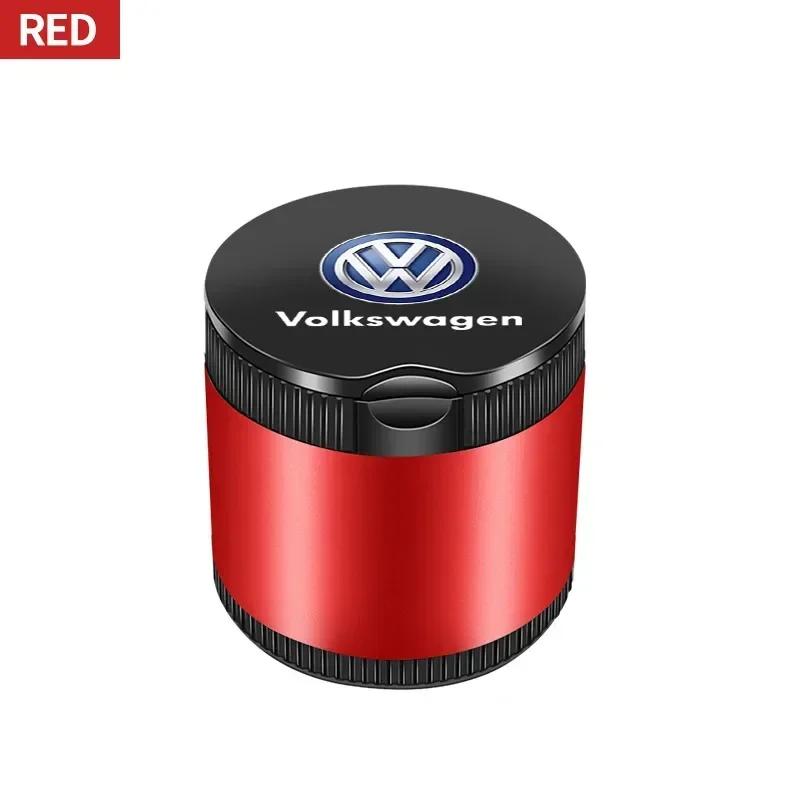 For VOLKSWAGEN VW New Jetta VW For Volkswagen Car Cigarette Ashtray Cup LED Light Portable Detachable For VW GTI Polo Golf Passa