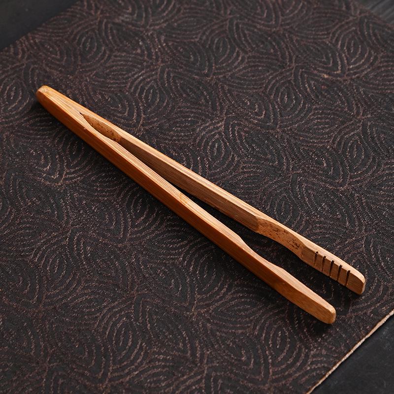 Handcrafted Japanese Bamboo Anti-Scalding Tea Tweezers with Tassels - Non-Slip Kung Fu Tea Set Clips