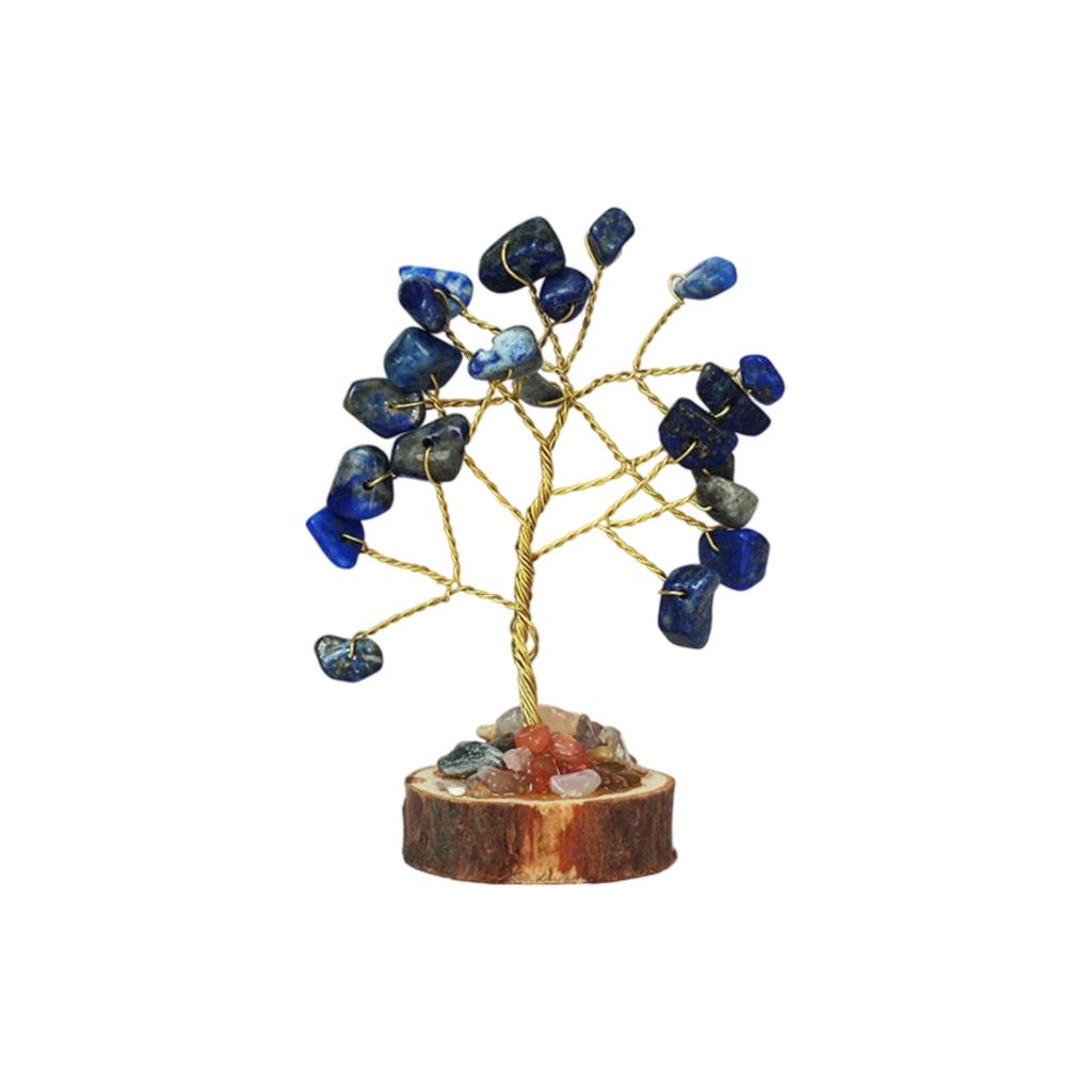 Crystal Tree Of Life Set With Wooden Base, A Tree For And Home Decoration