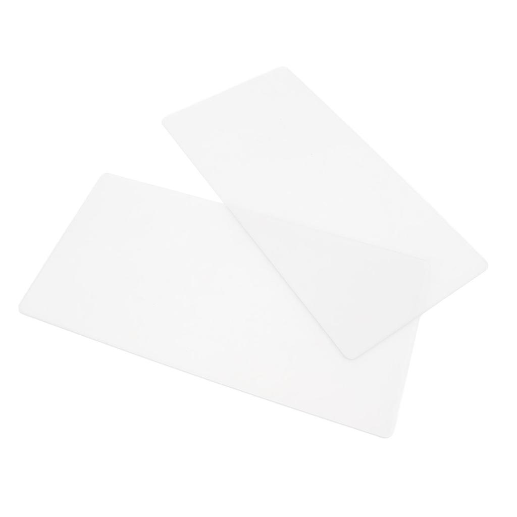 2PCS Embossing Mat Plates 3mm Thick Acrylic Backing Pad for Paper Leather Fabric Crafting Scrapbooking Card Making