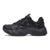Li-Ning Cat Paw Lite 2 Толстая подошва Увеличивающая рост Амортизирующая Ретро Нескользящая Износостойкая Низкая Повседневная Обувь Женские Кроссовки Черные AGCU176-1