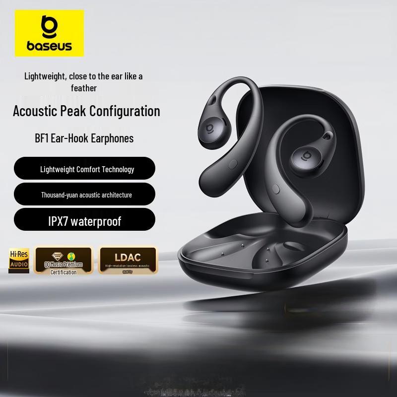 Baseus BF1 Беспроводные спортивные наушники-вкладыши с костной проводимостью Bluetooth