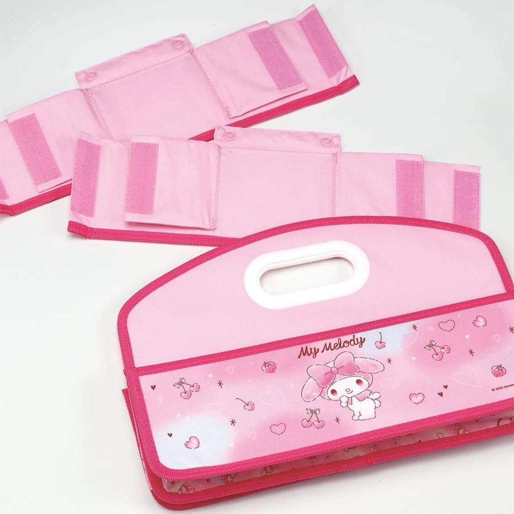 Skater Anywhere Storage with Sanrio My Melody Love Love Small Item Organizer Storage Case Box, Portable, Handle, Kyun, Box, ZBX1-A