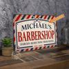 Personalized Barber Shop Metal Sign Wall Decor Custom Tin Plate Art