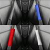 CNF1 2pcs Carbon Fiber Leather Safety Belt Shoulder Cover Accessories For Jeep Renegade Wrangler JK Gladiator Grand Cherokee Compass