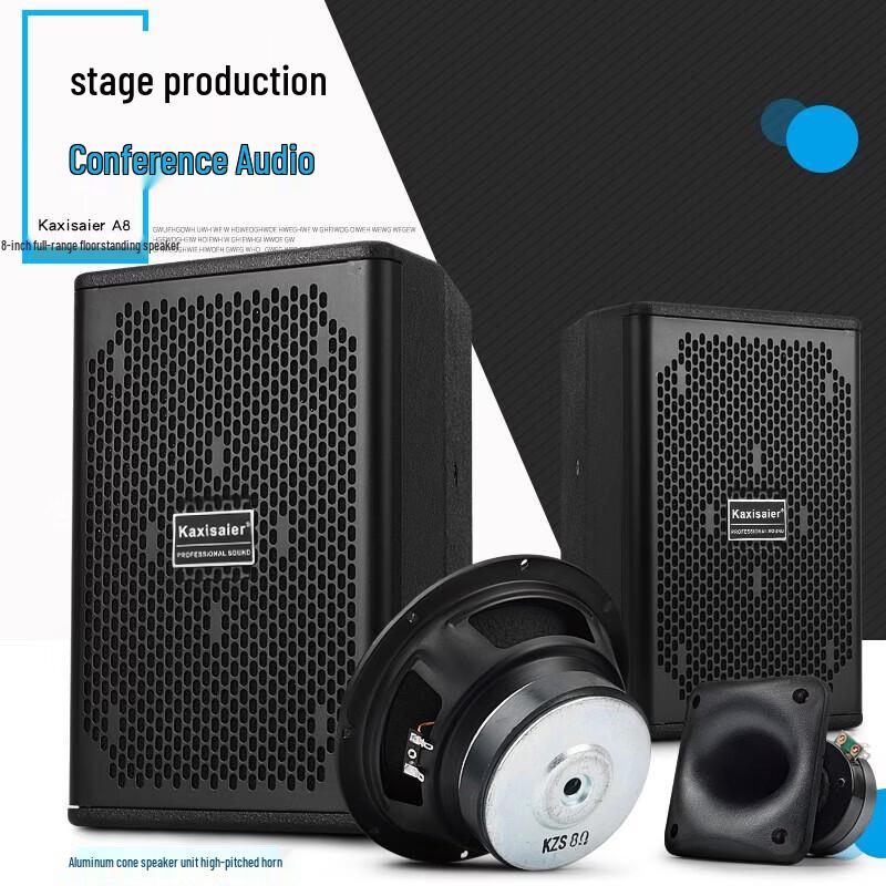 KAXISAIER Professional Passive Full-Range Speaker CN plug (adapter included) (CN version)