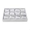 Anti-Scratch Velvet Jewelry Tray, Elegant Organizer for Men And Women, 12 Compartments