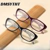 Women Reading Glasses Anti Blue Light Eyeglasses Ultra Light Elasticity Retro Spring Leg Presbyopia Hyperopia Men Eyewear