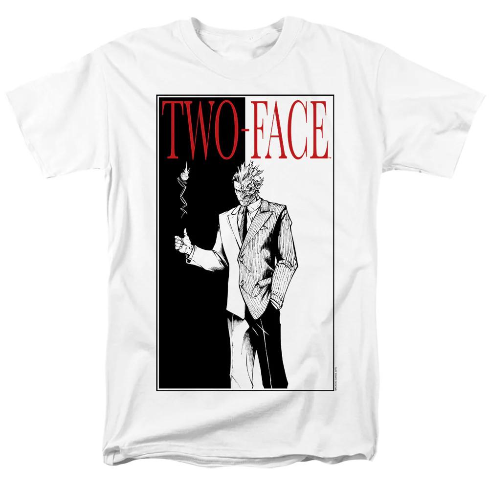 Batman Two Face Mens T Shirt White