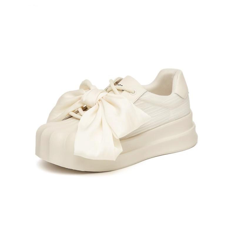 Роскошные низкие женские туфли из вулканизированной кожи, осенние новые повседневные туфли из кожи, корейские дышащие женские кроссовки на шнуровке