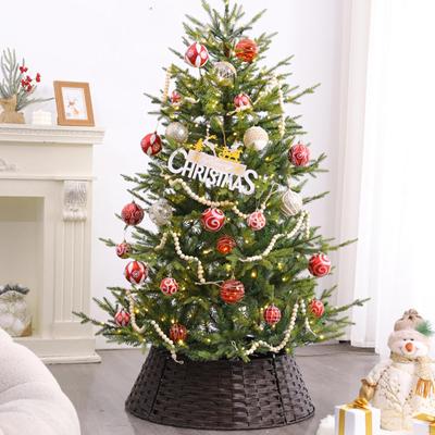 Рождественская елка воротник Xmas подставка корзина дно диаметр 60 см ручная работа круглое гнездо