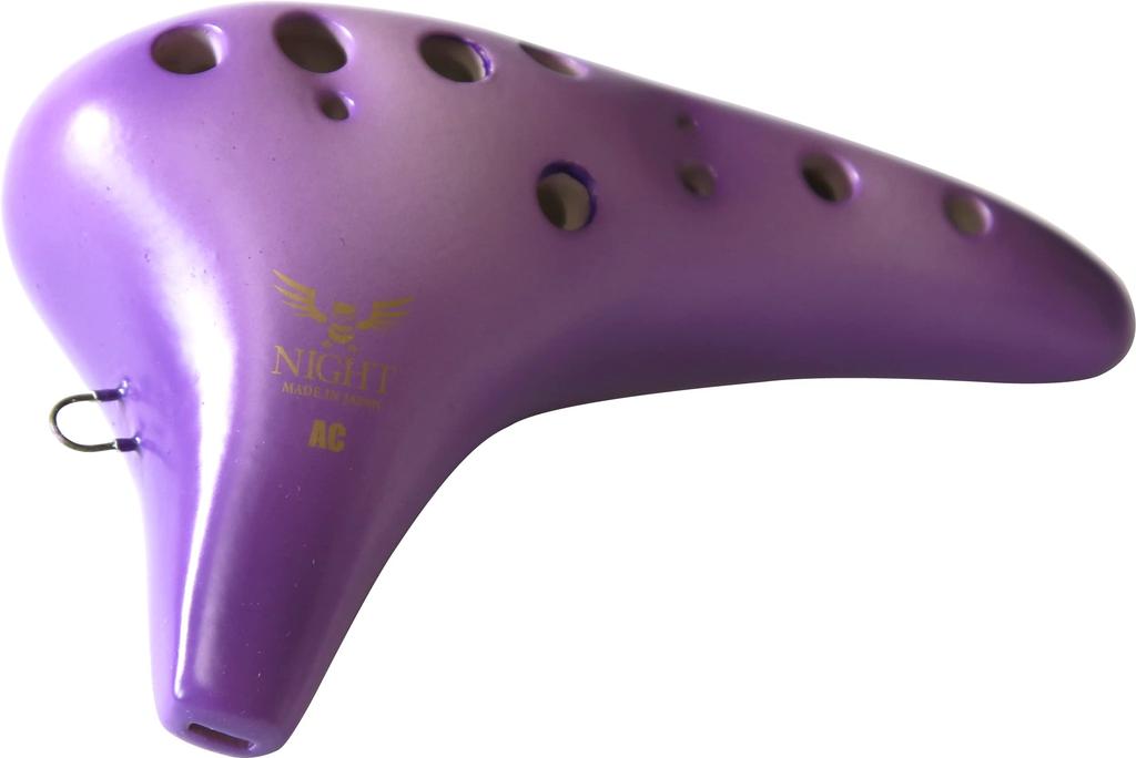 NIGHT Ocarina Shirabe Alto C Violet S-ACV
