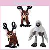 Elk Owl Horror Game Plush Figure Doll For Halloween Decor And Collectible Fans