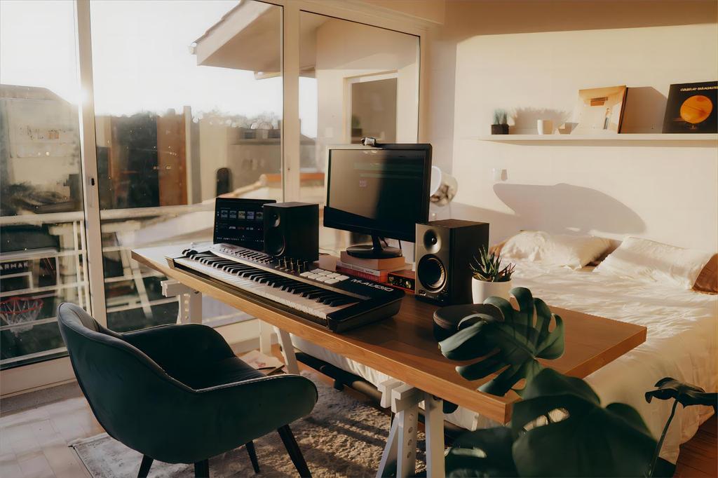 Edifier MR4 42W Monitor 4 Inch High Sound PC DTM Wired External Speaker for Studio TRS Headphone Terminal 2 1 Black Speaker, Mid-bass Speaker,