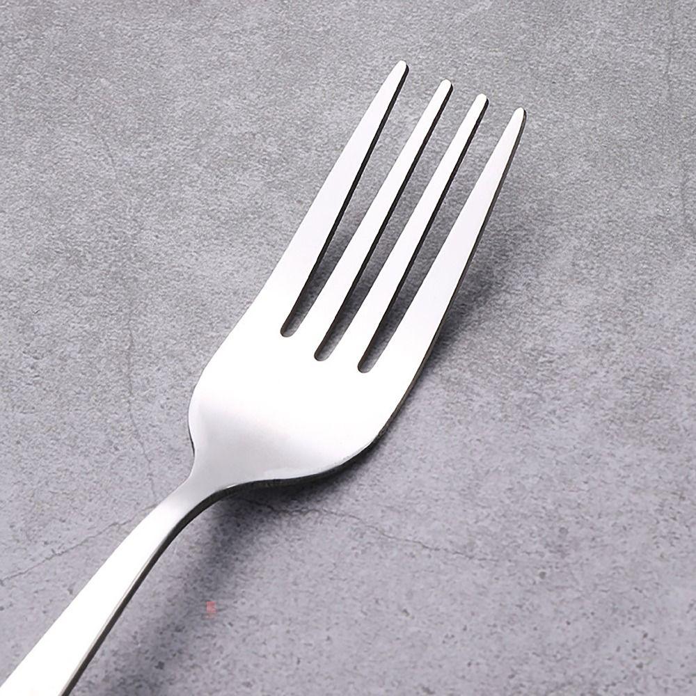 with Box Tableware Set Wooden Handle dinner dessert fork  for Student Home Kitchen Office