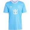 adidas Оригинал Inter Miami CF Третий сезон 25/26 Логотип бренда Облегающий крой Круглый вырез Влагоотводящий Короткий рукав Футбольная футболка Мужская футболка KA7504