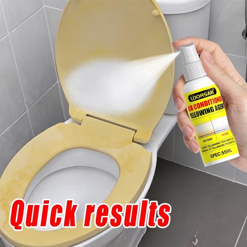 55ml Plastic Yellowing Remover Spray - Quick Restore For Air Conditioner, Toilet, Appliances & Wardrobe, Remove Yellow Stains