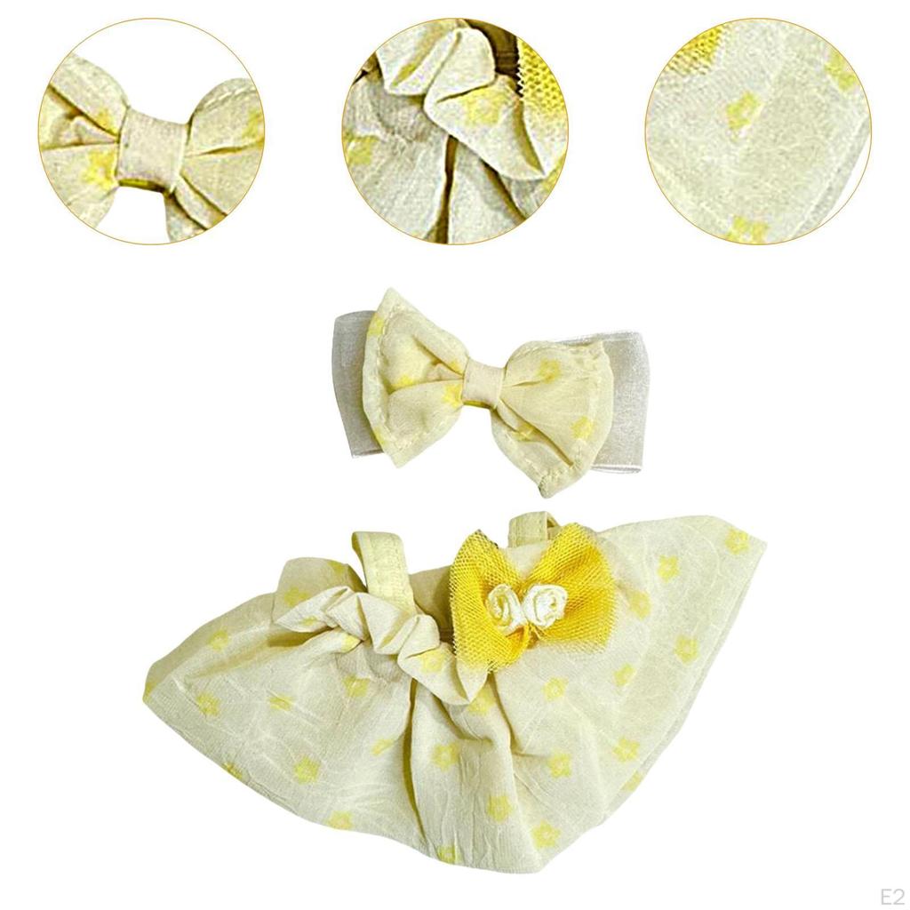 Adorable Doll Suspender Skirt Collection for 8-Inch Toys