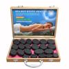 Tontin 31pcs/set Hot Stone Massage Set Tool Basalt Stenen Massage 220V/110V Bamboe Heater Box Ce Rohs Ronde Steen Massager