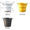 Round Iron Flower Pot Retro Floral Buckets Creative Metal Flower Container  Farmhouse