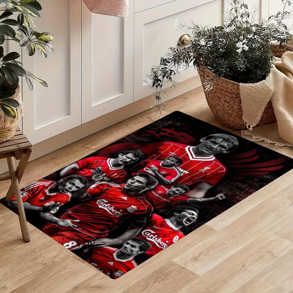 Liverpool Football Club Kitchen Carpet Nonslip Floor Mat Ideal For Indoor And Outdoor Entryway Door Mat Laundry Room Bathroom Foot Mat