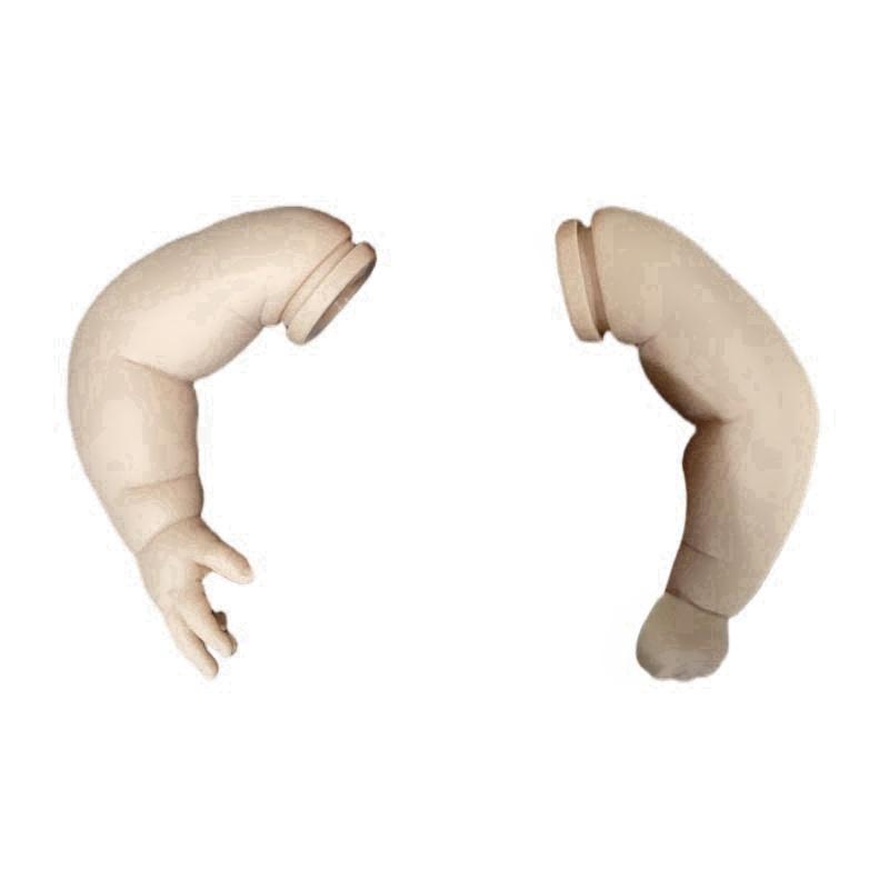 24-дюймовый комплект для куклы Reborn June Open Eyes Blank Neopainted Newborn Doll Kits DIY Simulation Doll Mold для коллекционера кукол Unfinished Baby Doll Accessories