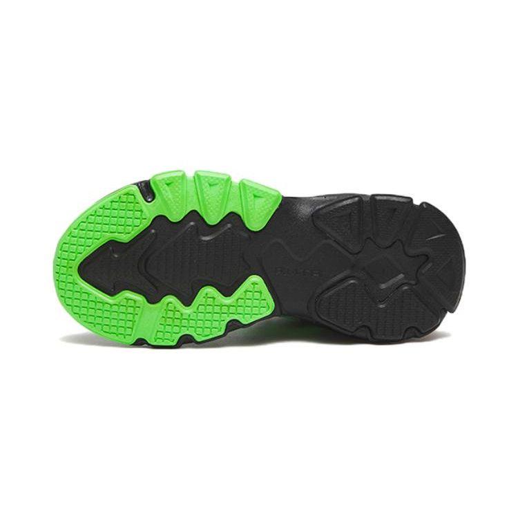 Anta Mountain Language Non-Slip Wear-Resistant Low-Top Sports Casual Shoes Kids Sneakers Black Green 312319980H-3