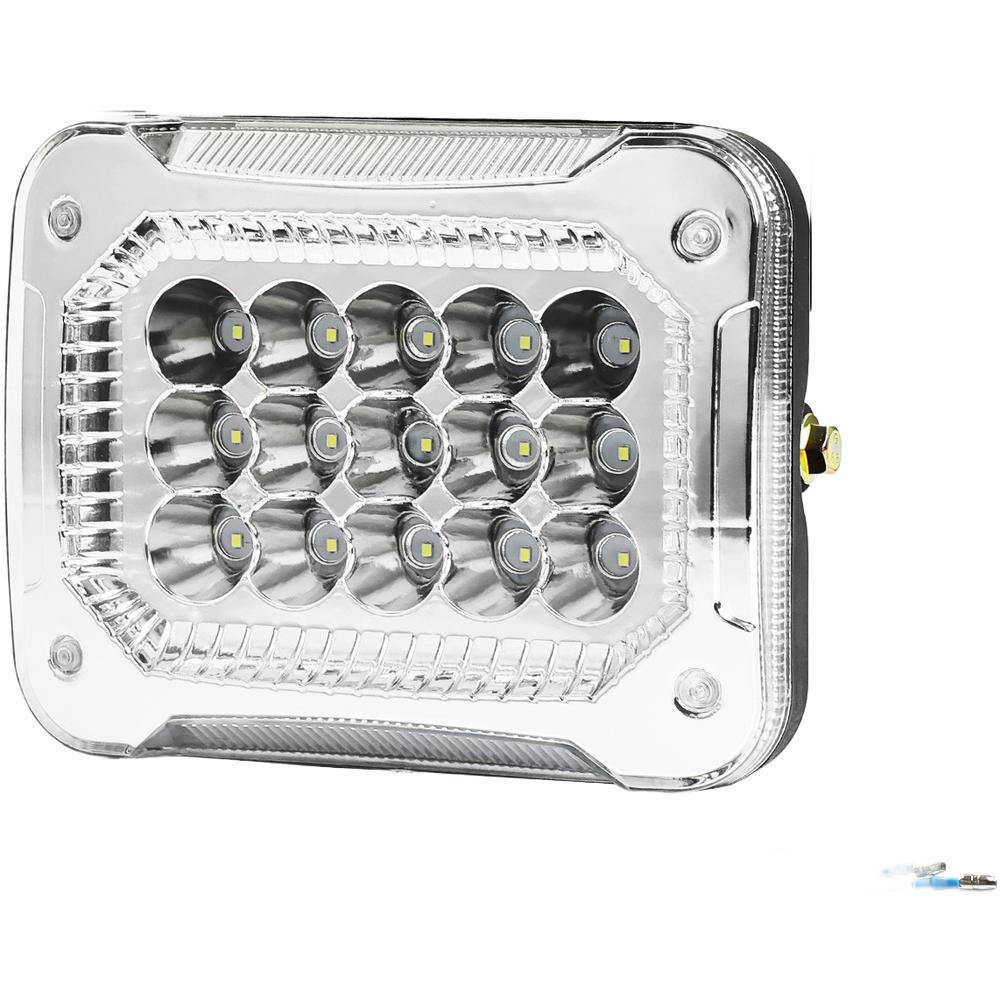 LED Headlight Waterproof for Motorcycle and Tricycle 12V 80V with Long Lasting Engineering Plastic and Bright Beam