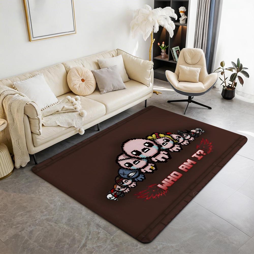 Game T The Binding of Isaac Floor Mat Eco  Flannel Doormat Non Slip Odorless Indoor Floor Rug Soft Short Plush Home Mat