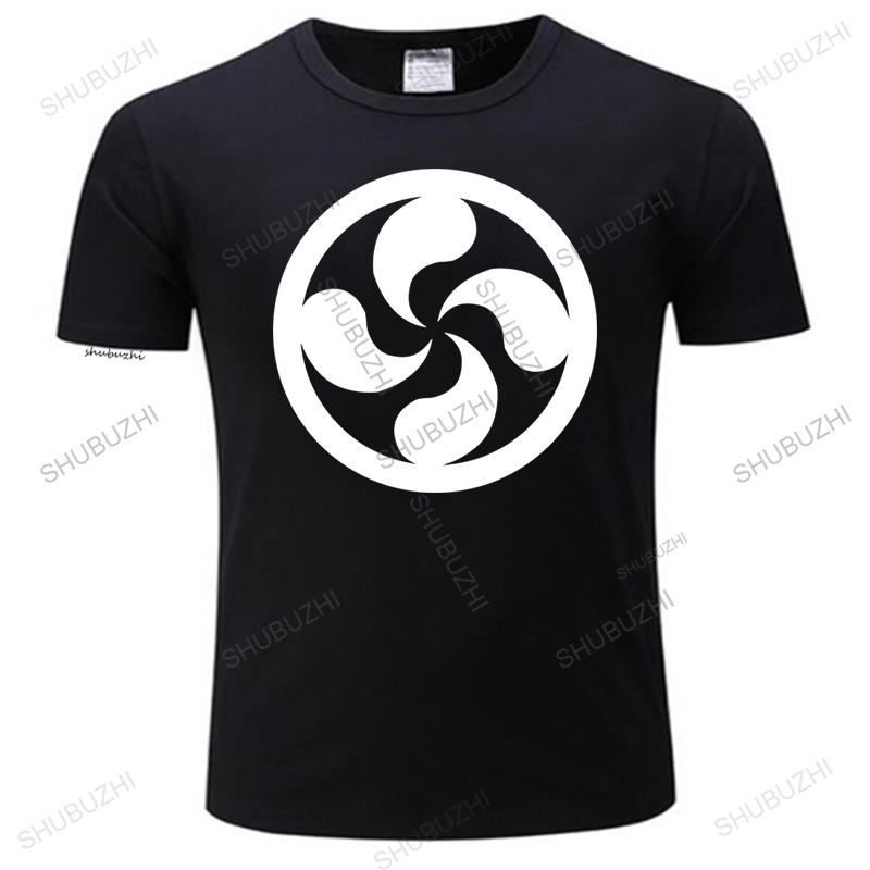 Мужские футболки новая Lauburu TShirt Мужская без бирки Баскский символ Футболка Испания Франция Бесплатная наклейка БЕСПЛАТНО SH модный бренд футболка homme